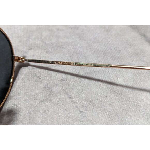 Wearme Pro Black And Gold Round Sunglasses - Picture 4 of 9